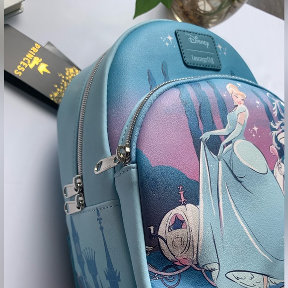 New Loungefly Disney Cinderella Ball Gown Mini Backpack main image 5